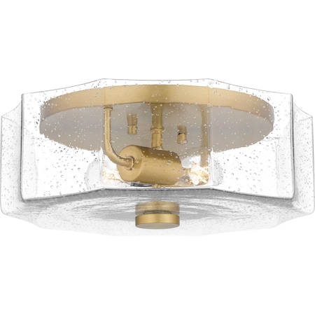 Quoizel Flush Mount Flush Mount 2 Lights Aged Brass QFL6222AB